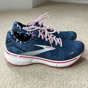 Brooks Ghost 15 patriotic women’s size 8